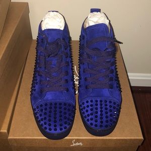 Christian Louboutin/Men’s velour spikes